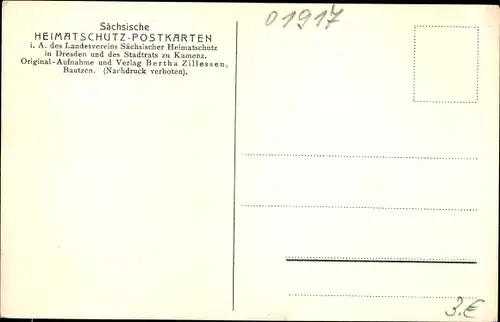 Ak Kamenz in Sachsen, Altes Patrizierhaus, Königsbrückerstraße