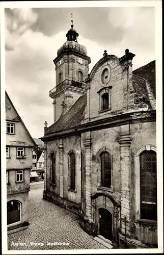 Ak Aalen im Ostalbkreis Württemberg, Ev. Stadtkirche