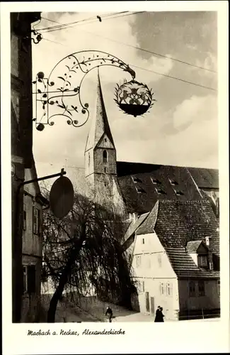 Ak Marbach am Neckar, Alexanderkirche