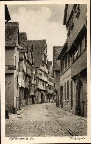 Ak Heilbronn am Neckar, Fischergasse