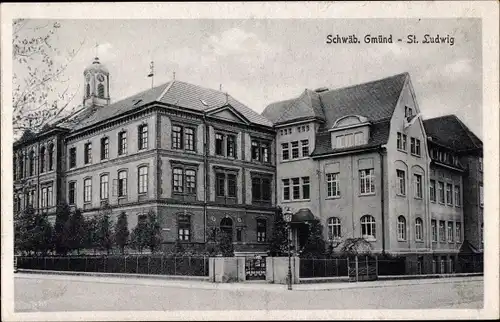 Ak Schwäbisch Gmünd in Württemberg, St. Ludwig