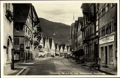 Ak Hornberg im Schwarzwald, Hauptstraße, Geschäft