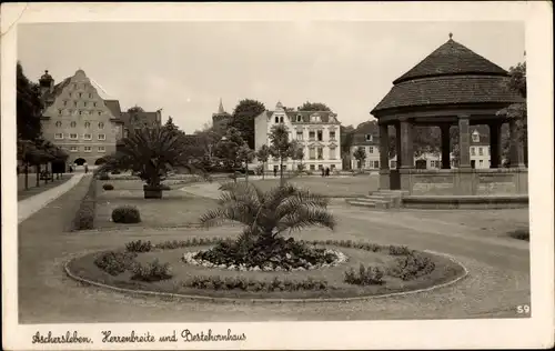 Ak Aschersleben im Salzlandkreis, Herrenbreite, Bestehornhaus