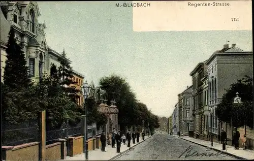 Ak Mönchengladbach am Niederrhein, Regentenstraße