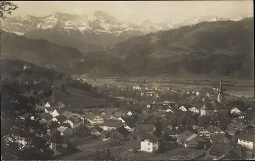 Foto Ak Garmisch Partenkirchen in Oberbayern, Panorama