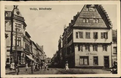 Ak Brühl in Westfalen, Kölnstraße, Geschäftshaus J. F. Moons