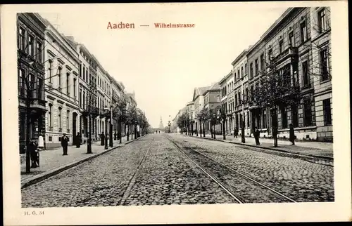 Ak Aachen in Nordrhein Westfalen, Wilhelmstraße