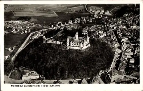 Ak Montabaur im Westerwald, Fliegeraufnahme