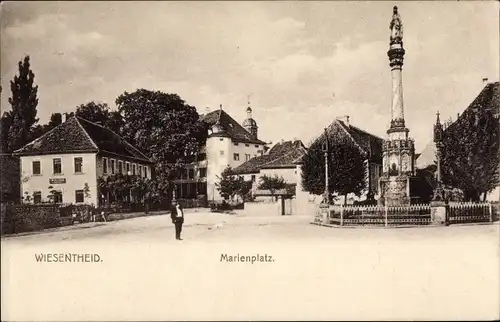 Ak Wiesentheid in Unterfranken, Marienplatz