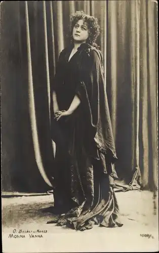 Ak Schauspielerin Theresina Gessner in Monna Vanna