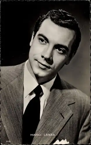 Ak Schauspieler und Opernsänger Mario Lanza, Portrait