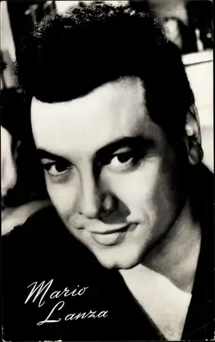 Ak Schauspieler und Opernsänger Mario Lanza, Portrait