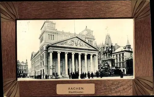 Passepartout Ak Aachen in Nordrhein Westfalen, Stadttheater