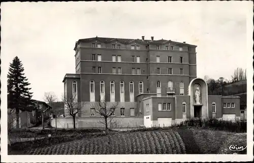 Ak Châteauneuf de Galaure Drôme, Le Foyer, Vu de face