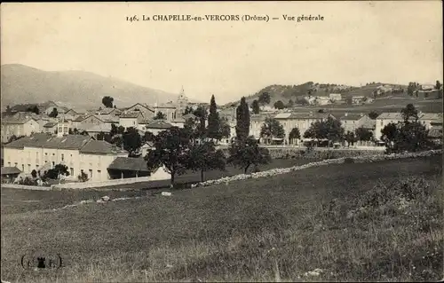 Ak La Chapelle en Vercors Drôme, Vue generale