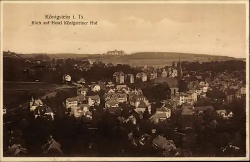 Ak Königstein im Taunus, Blick auf Hotel Königssteiner Hof, Panorama