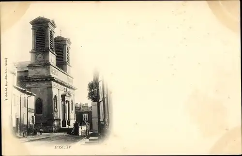 Ak Stenay Lothringen Meuse, Eglise