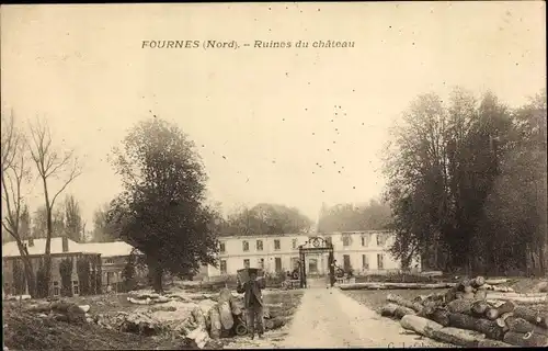 Ak Fournes Nord, Ruines du Chateau