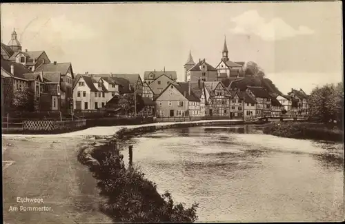 Ak Eschwege an der Werra Hessen, Am Pommertor