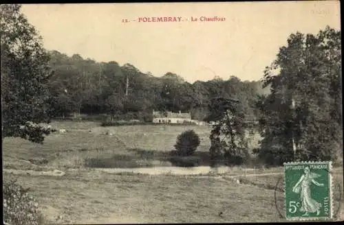 Ak Folembray Aisne, Le Chauffour