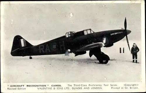 Ak Britisches Militärflugzeug, The Boulton Paul Defiant I.