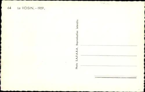 Ak Zivilflugzeug, Le Voisin, 1909