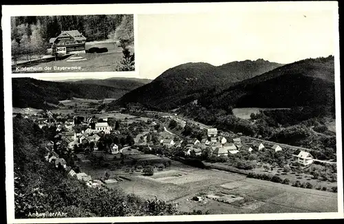 Ak Antweiler an der Ahr, Panorama, Kinderheim d. Bayerwerke