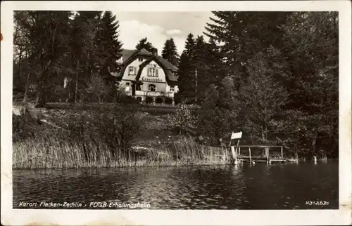 Ak Flecken Zechlin Rheinsberg in Brandenburg, FDGB Erholungsheim Elsenhöhe
