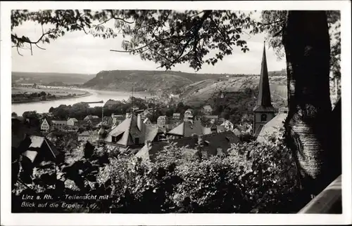Ak Linz am Rhein, Teilansicht, Erpeler Ley