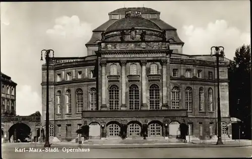 Ak Karl Marx Stadt Chemnitz in Sachsen, Opernhaus