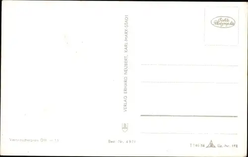 Ak Karl Marx Stadt Chemnitz in Sachsen, Opernhaus