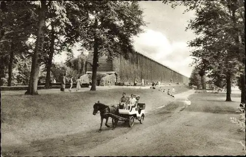 Ak Bad Rothenfelde am Teutoburger Wald, Partie am Gradierwerk