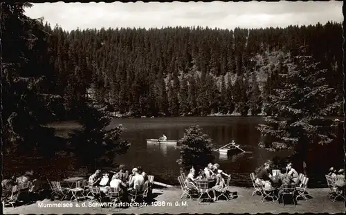 Ak Mummelsee Seebach im Schwarzwald Baden, Partie am See