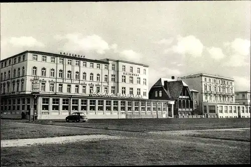 Ak Nordseebad Norderney Ostfriesland, Hotel Kaiserhof und Europäischer Hof