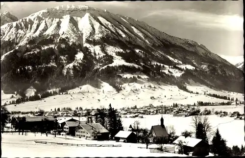 Ak Meilingen Pfronten im Allgäu, Winterpsortplatz, Panorama