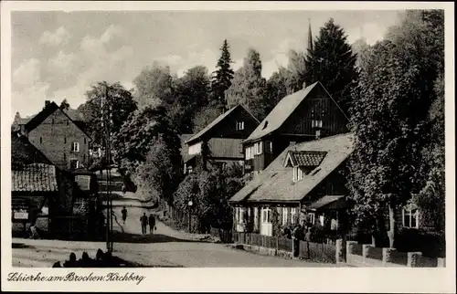 Ak Schierke am Brocken Wernigerode im Harz, Kirchberg