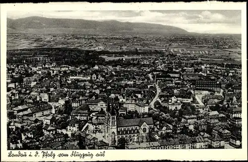 Ak Landau in der Pfalz, Fliegeraufnahme