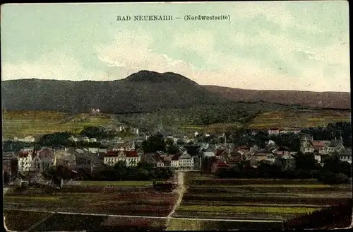 Ak Bad Neuenahr Ahrweiler in Rheinland Pfalz, Panorama der Nordwestseite des Orts