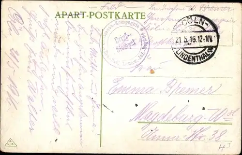 Ak Köln am Rhein, Kaiser-Wilhelm-Ring mit Kaiser-Wilhelm-Denkmal