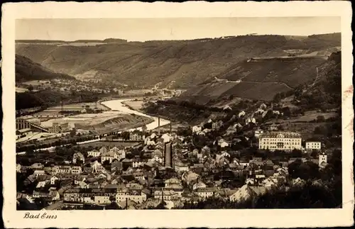 Ak Bad Ems an der Lahn, Gesamtansicht