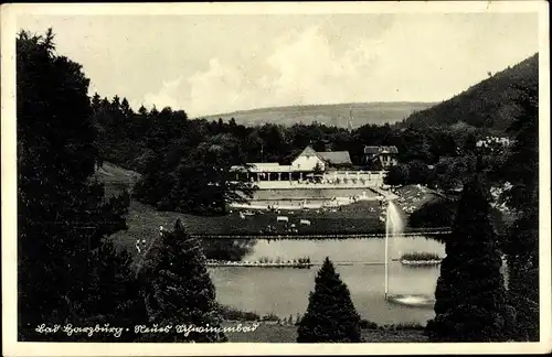 Ak Bad Harzburg am Harz, Schwimmbad