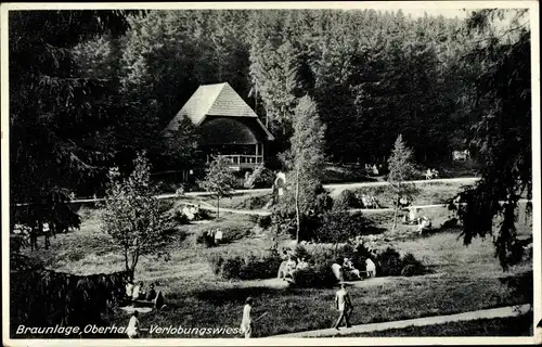 Ak Braunlage im Oberharz, Verlobungswiese