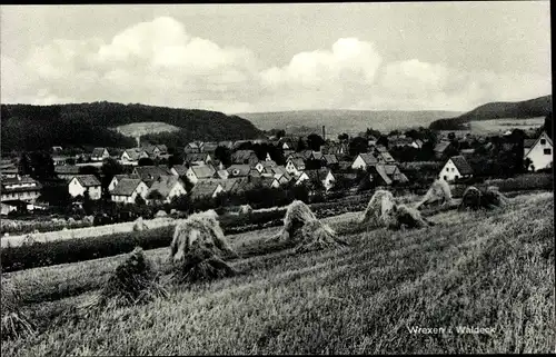 Ak Wrexen Diemelstadt Waldeck Hessen, Blick auf Ort