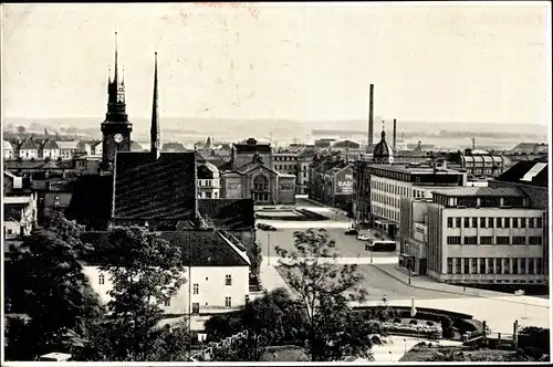 Ak Pardubice Pardubitz Stadt, 600 Jahrfeier 1340-1940, Gesamtansicht, Briefmarkenausstellung