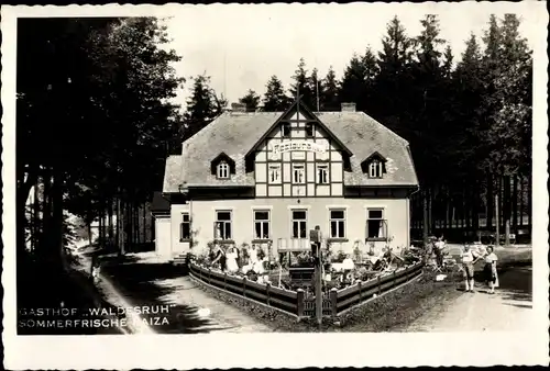 Foto Ak Naiza Lettland, Gasthof Waldesruh