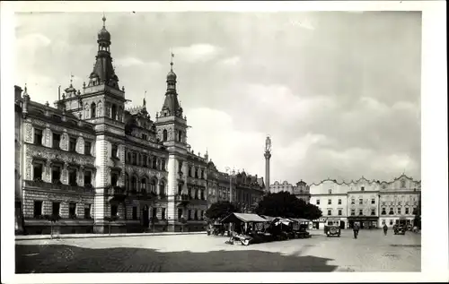 Ak Pardubice Pardubitz Stadt, Pernstynovo namesti