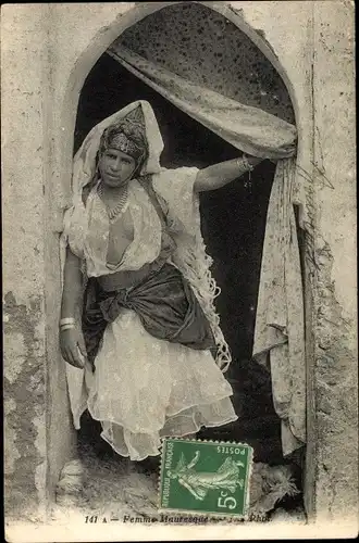 Ak Femme Mauresque, Araberin, Busen, Maghreb