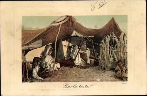 Ak Maghreb, Scènes et Types, Sous la tente