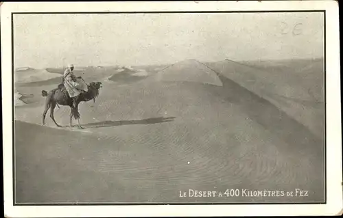 Ak Le Désert à 400 Kilomètres de Fez, Wüste, Nomade, Kamel, Maghreb