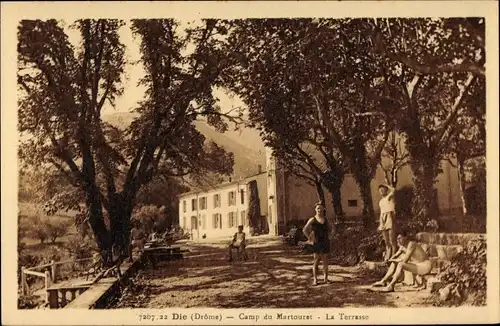 Ak Die Drôme, Camp du Martouret, La Terrasse